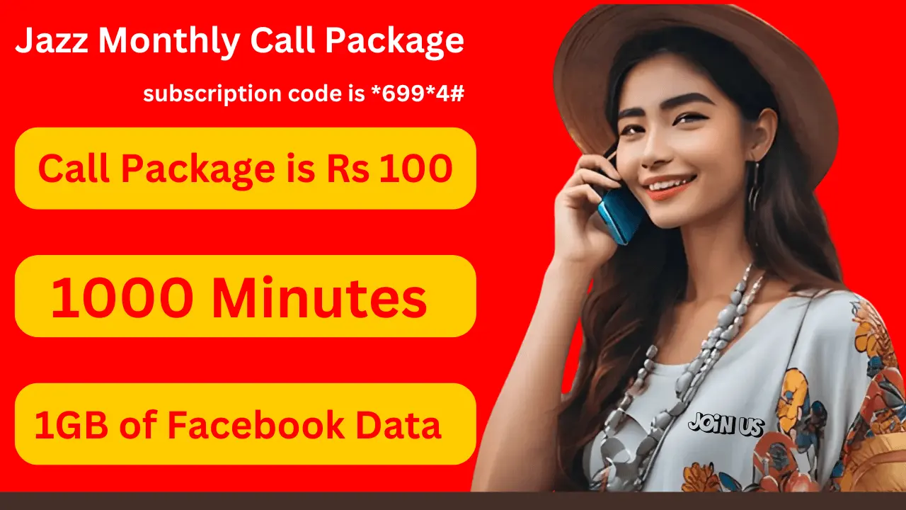 Jazz Monthly Call Package 1000 Minutes Offers 2024