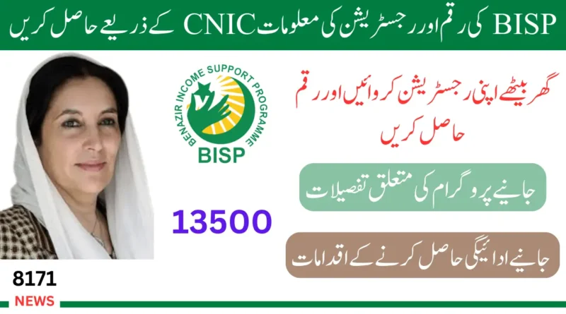 How to Check Your Benazir Income Support Program (BISP) Income on CNIC 2025